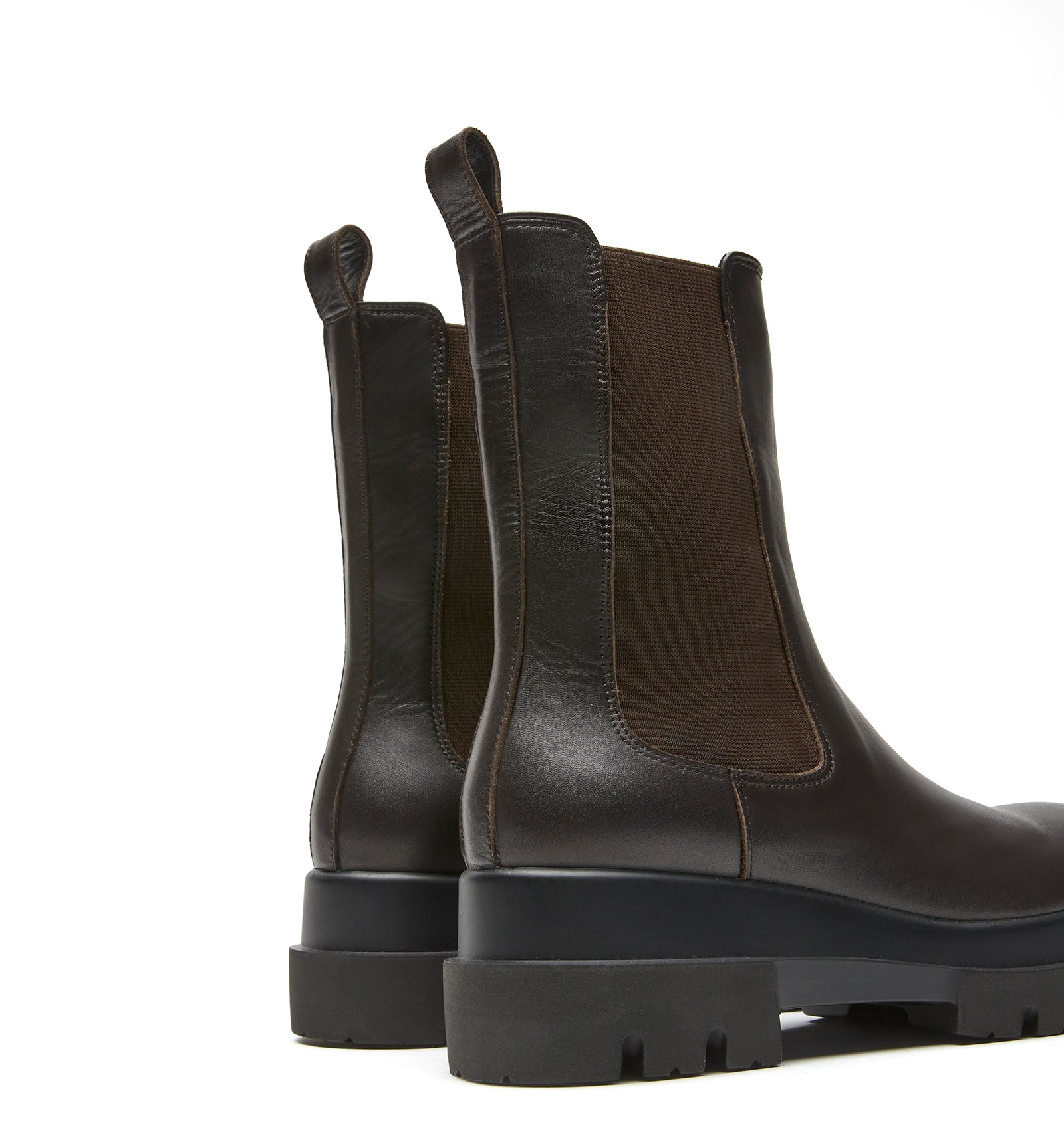 Blaise Leather Boot in Brown