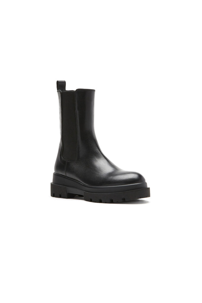 Braydon Leather Boot in Black