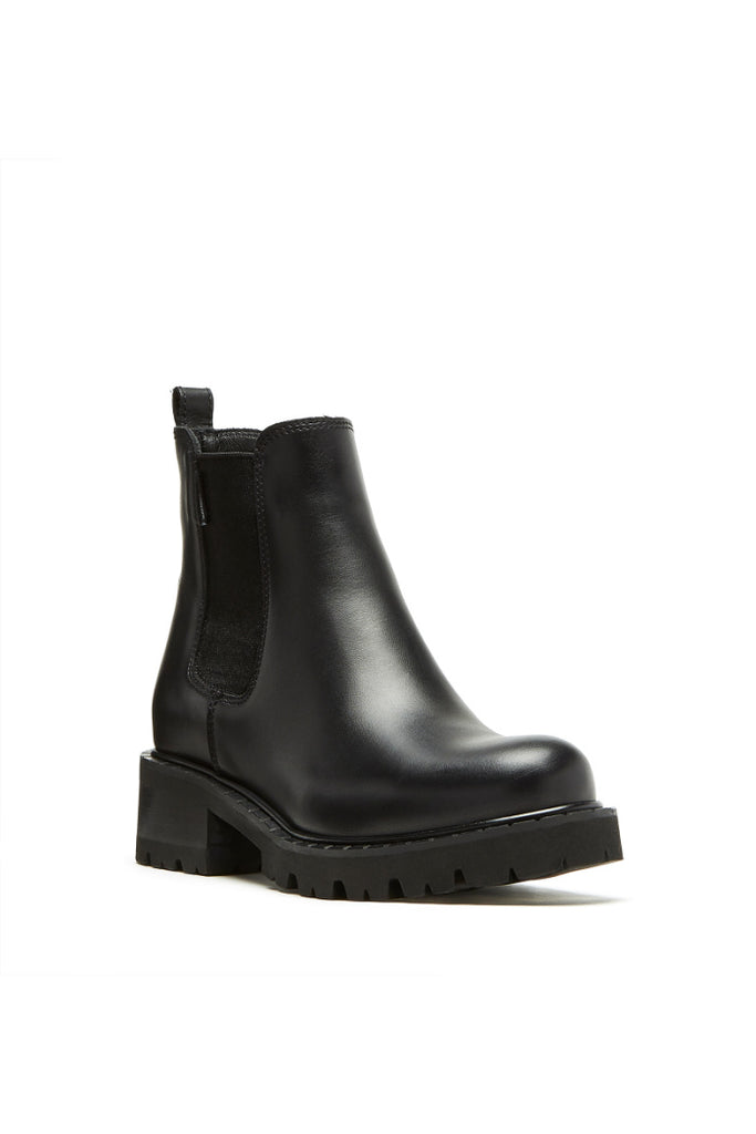 Colin Leather Bootie in Black