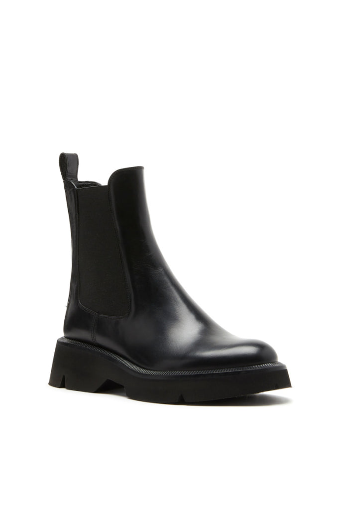 Benbase Leather Boot in Black