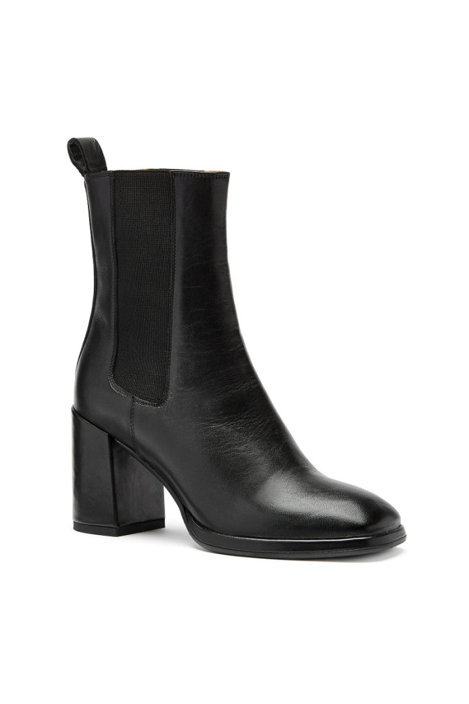 Bellbase Leather Boot in Black