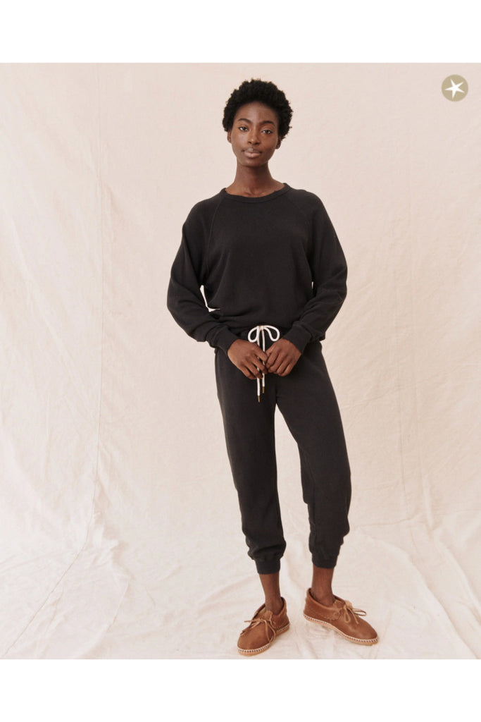 The College Sweatshirt. Almost Black