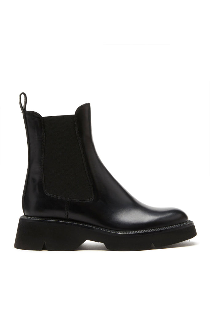 Benbase Leather Boot in Black