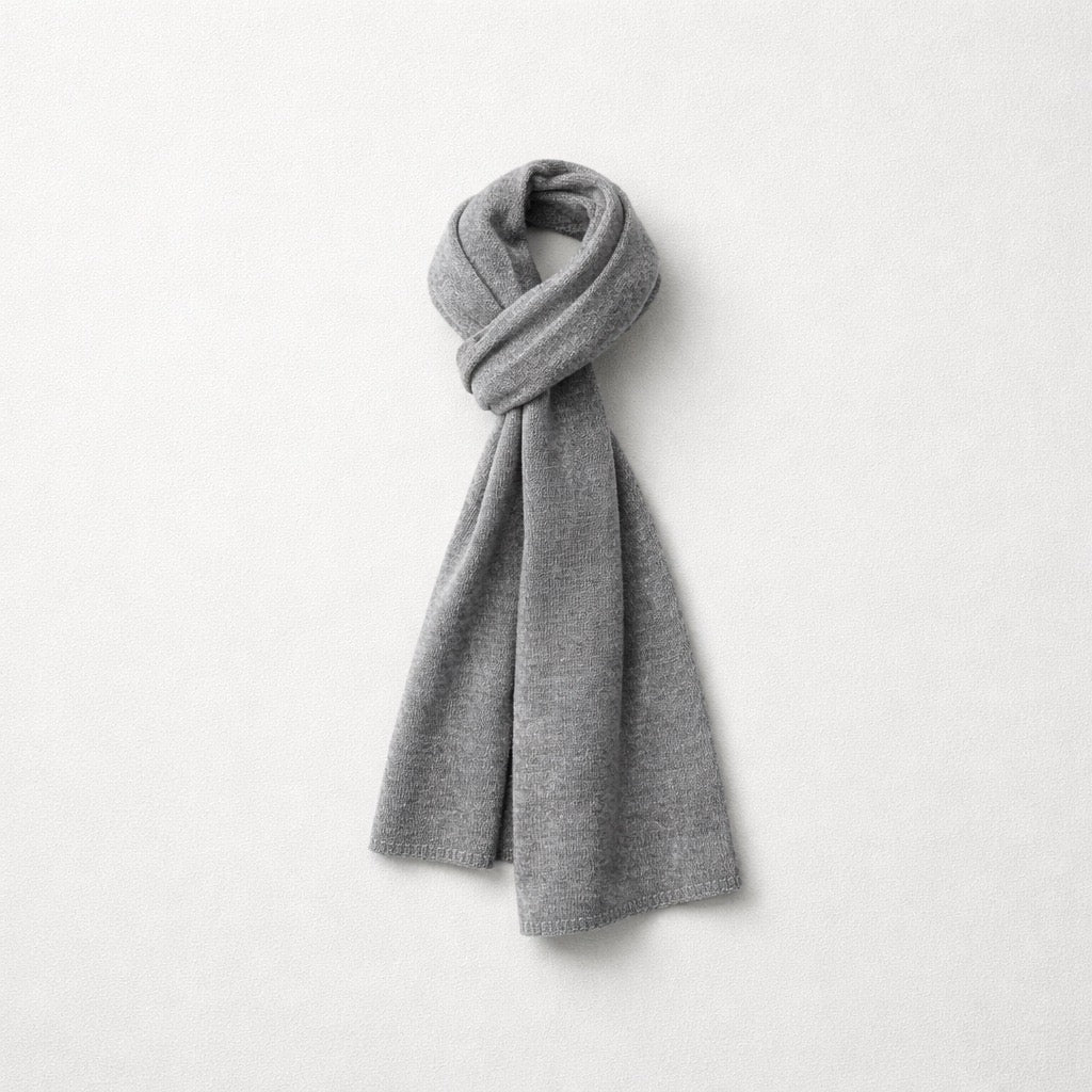 Evie Scarf in Mid Grey