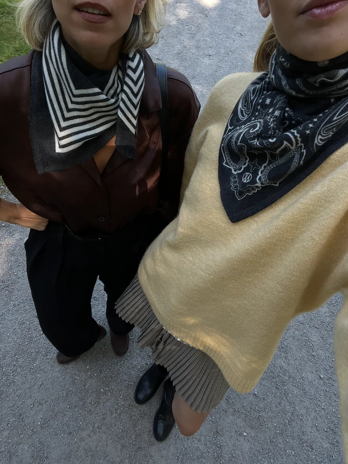 CASHMERE PAISLEY SCARF | BLACK | 65 CM
