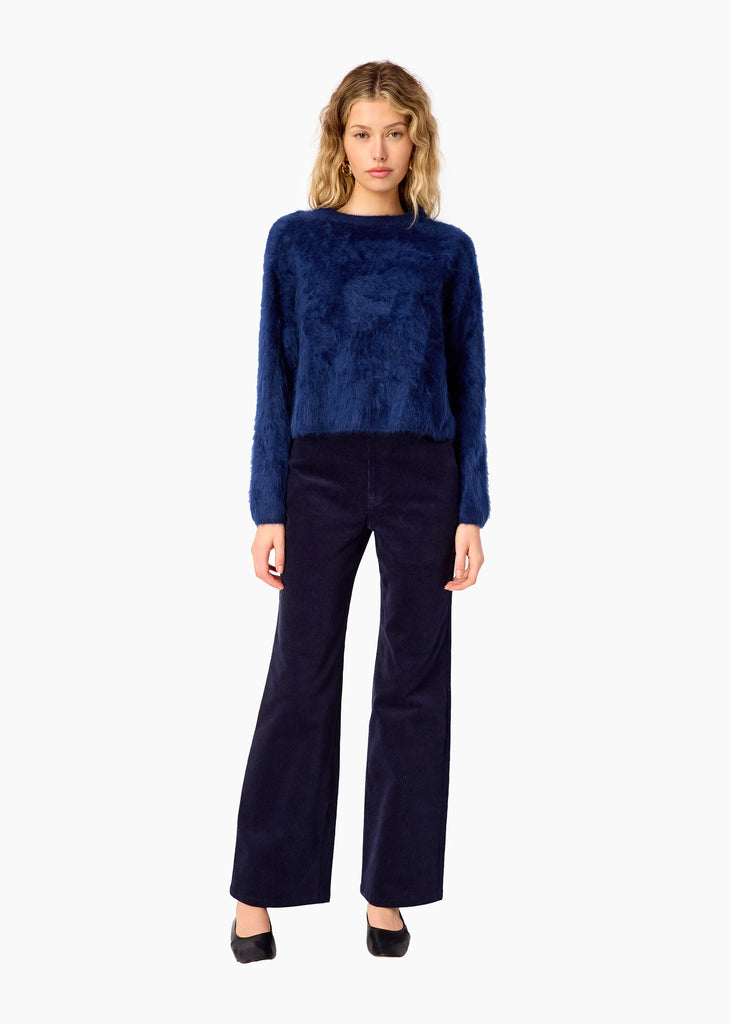 Niall Cashmere Sweater in Navy