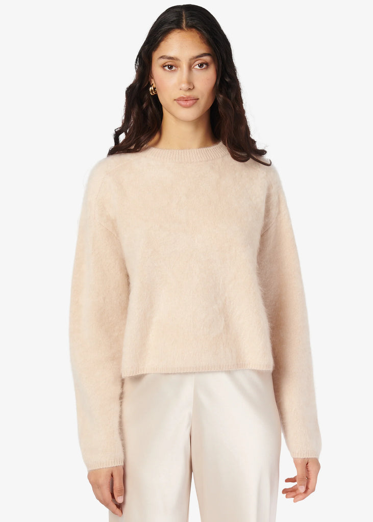 Niall Cashmere Sweater in Oat