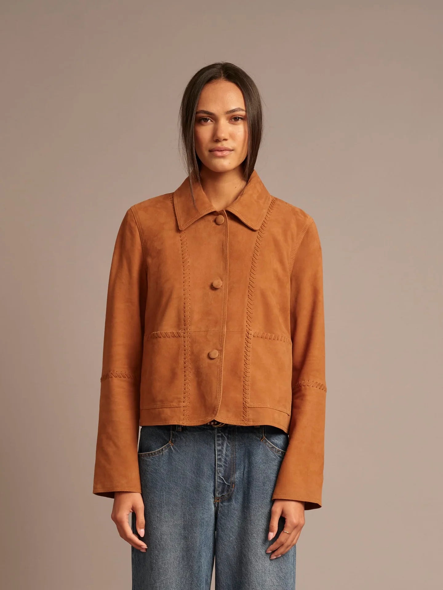 Cash Jacket in Mustang