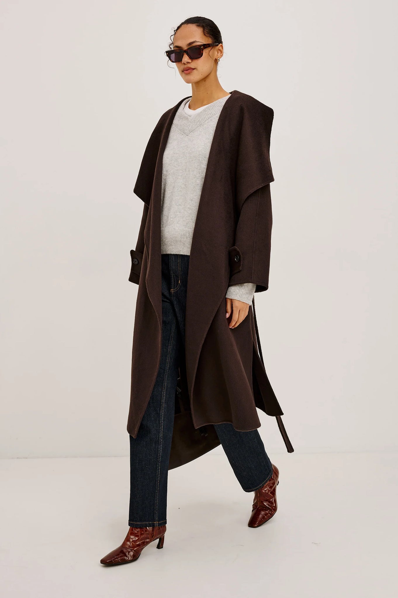 Celeste Coat in Chocolate