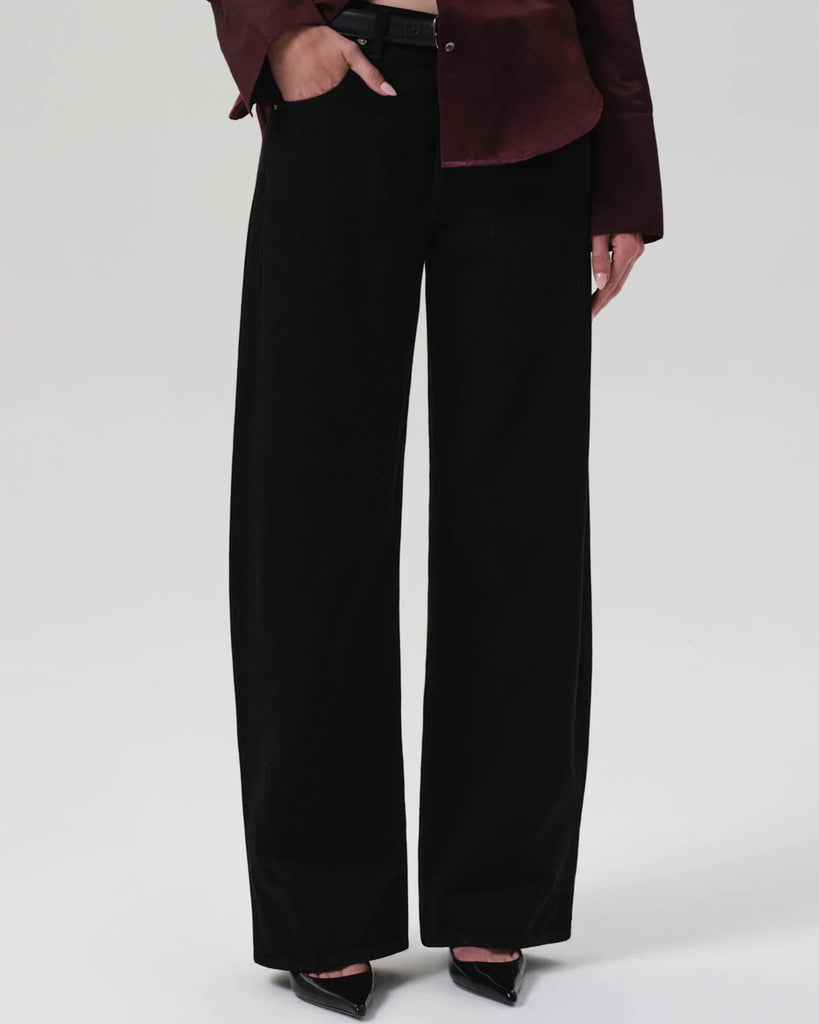 Ayla Baggy in Solid Black