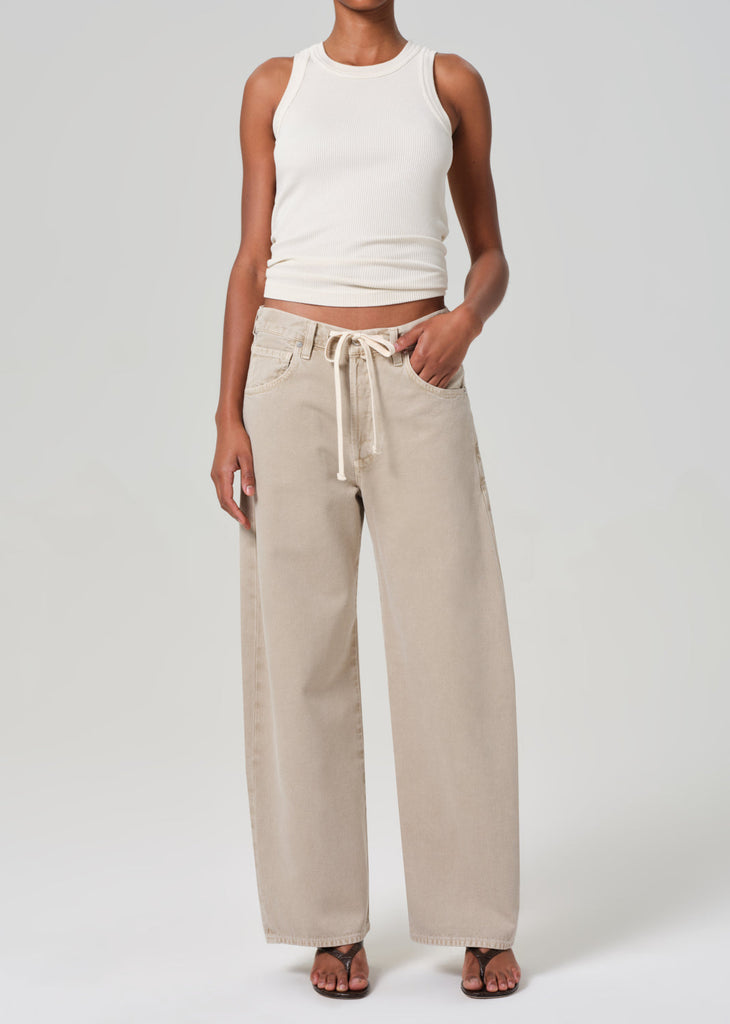 Brynn Drawstring Trouser in Burnished Quartz