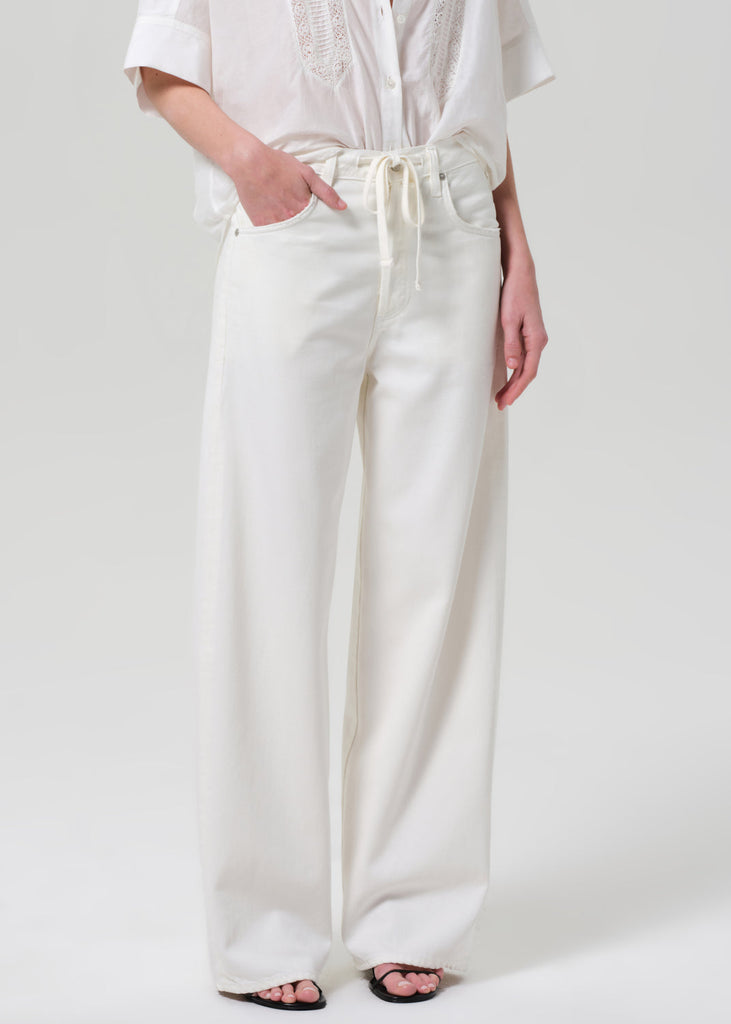 Brynn Drawstring Trouser in Pashmina