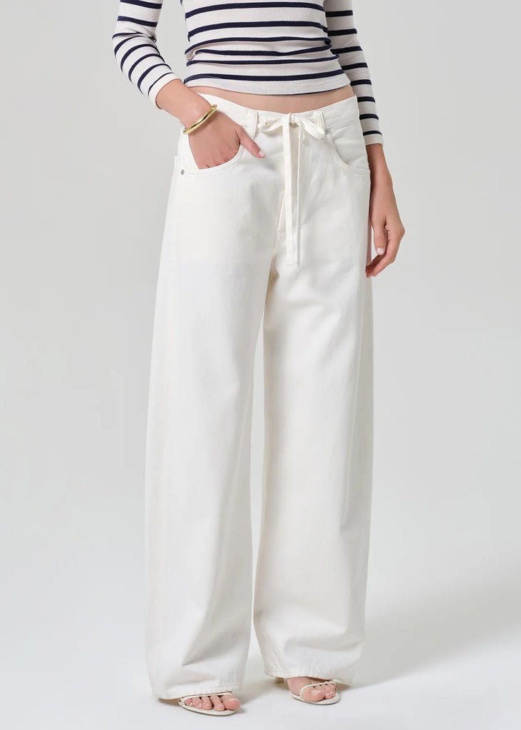 Brynn Drawstring Trouser in Pashmina