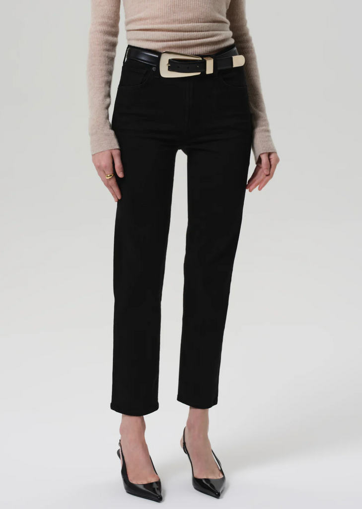 Citizens of Humanity Caia Straight in Plush Black