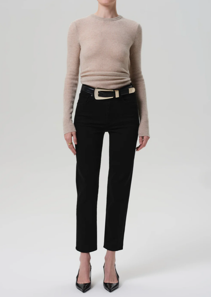 Citizens of Humanity Caia Straight in Plush Black
