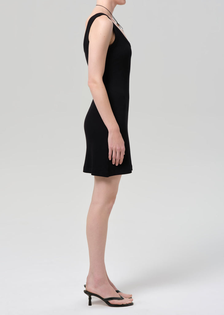 Faye Tank Dress in Black