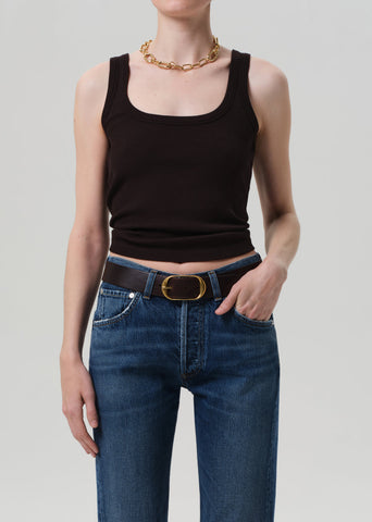 Faye Tank in Chocolate