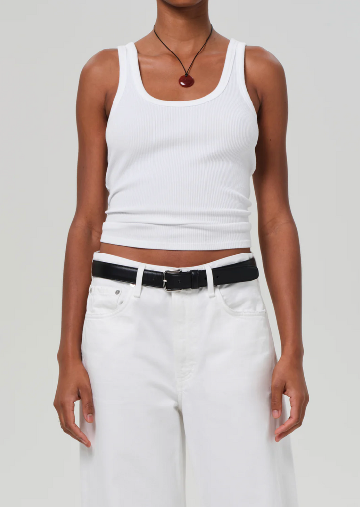 Faye Tank in White