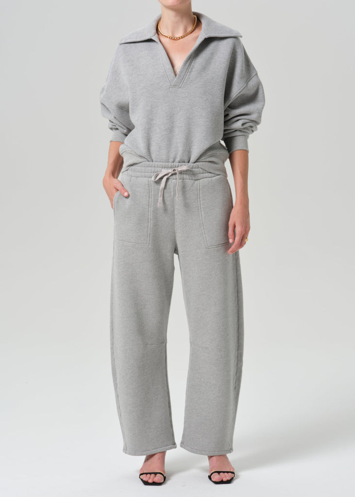 Freya Sweatpant in Heather Grey