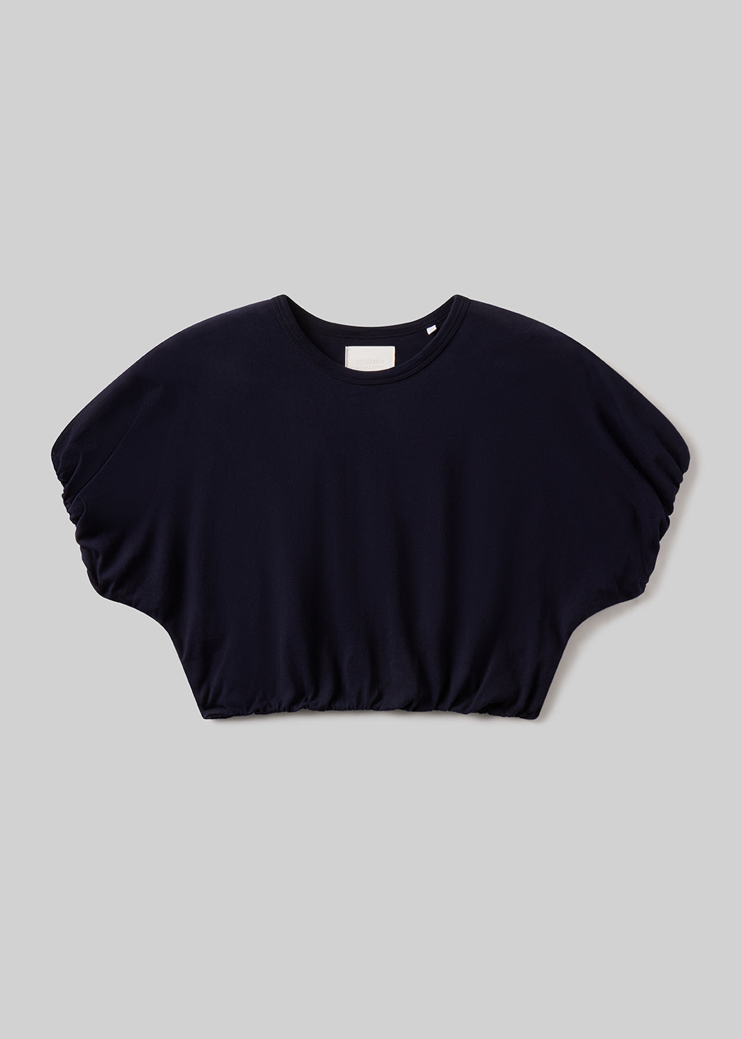 Gia Bubble Tee in Navy
