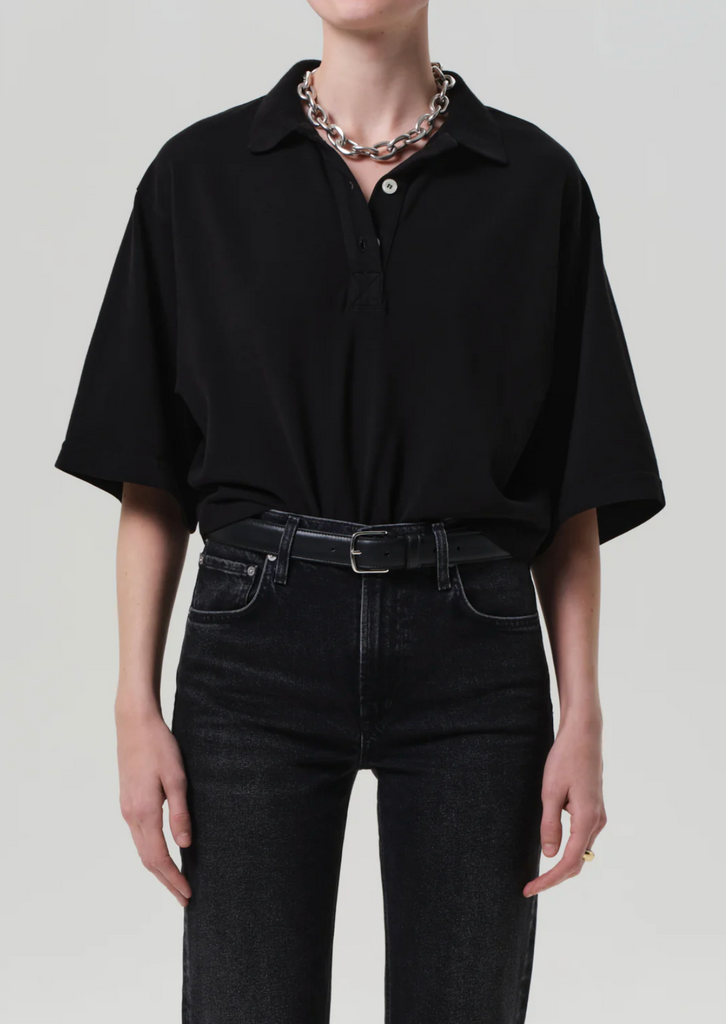 Lowen Polo Shirt in Black