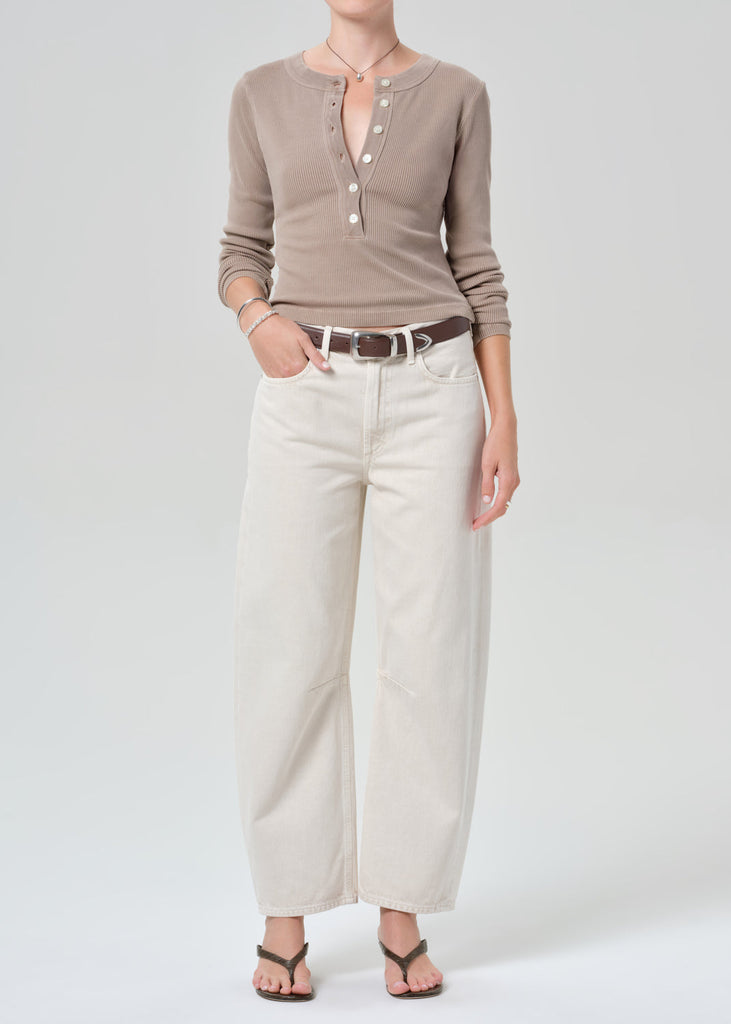 Miro Relaxed Jean in Almondette