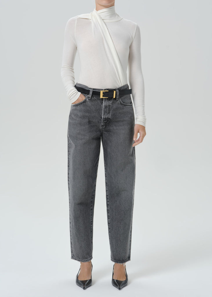 Sculptural Bodysuit in Pashmina