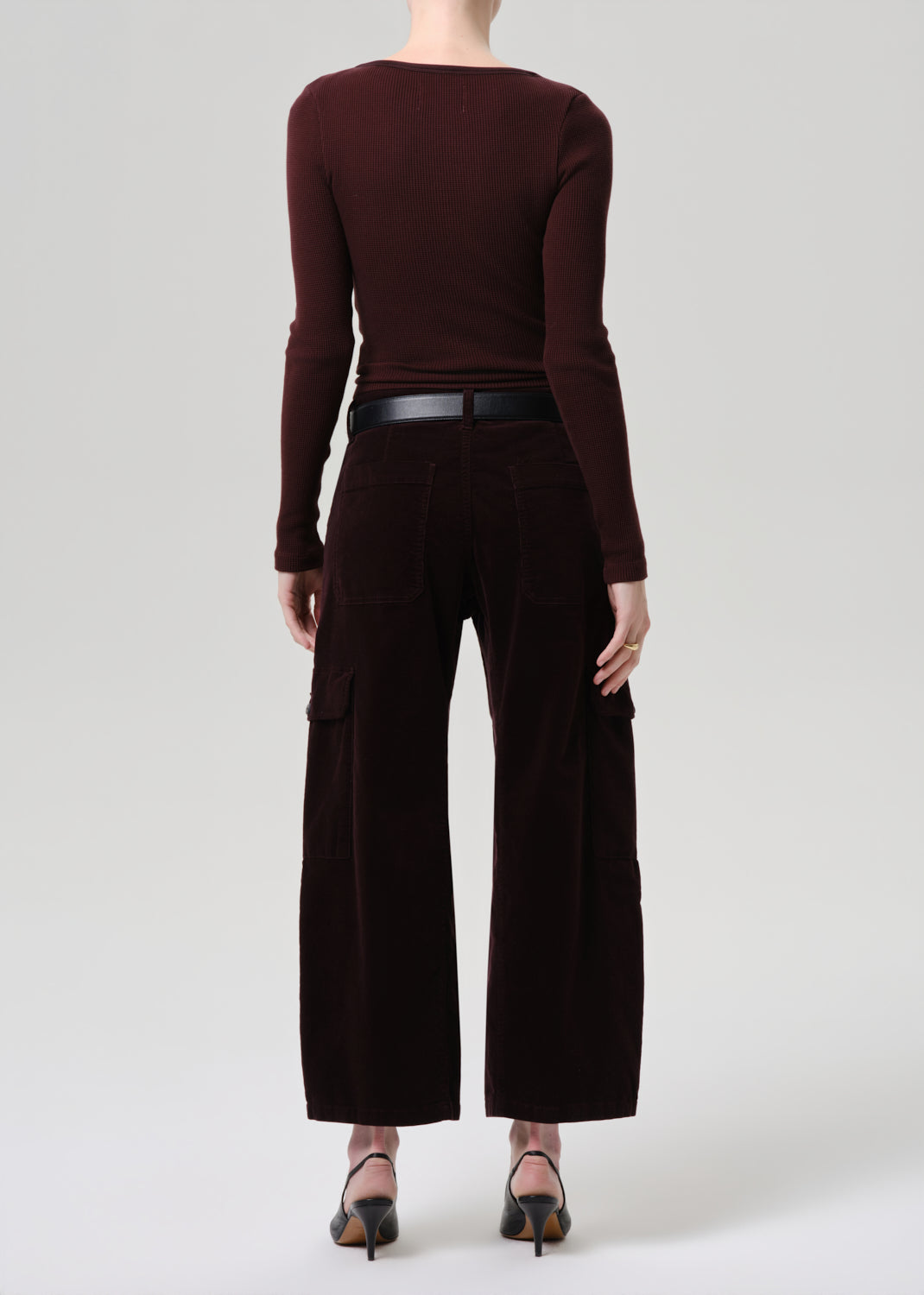 Thassos Twisted Seam Utility Pant in Barrister
