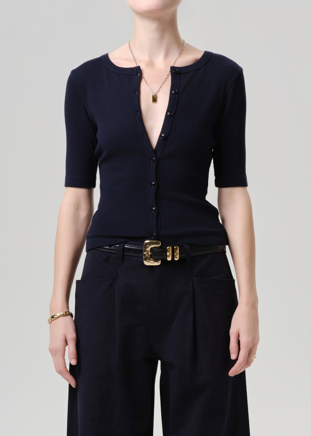Wren Cardigan in Navy