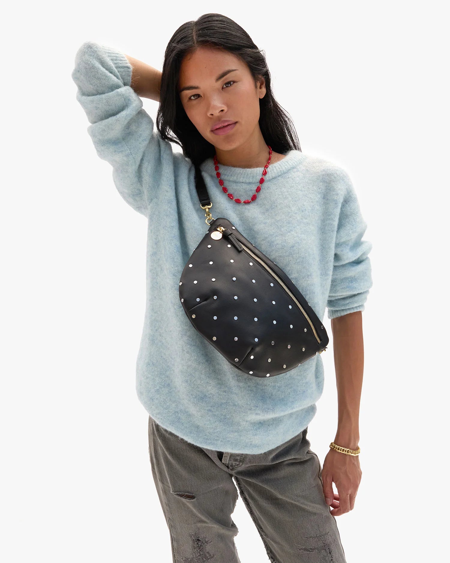 Grande Fanny in Black with Studs