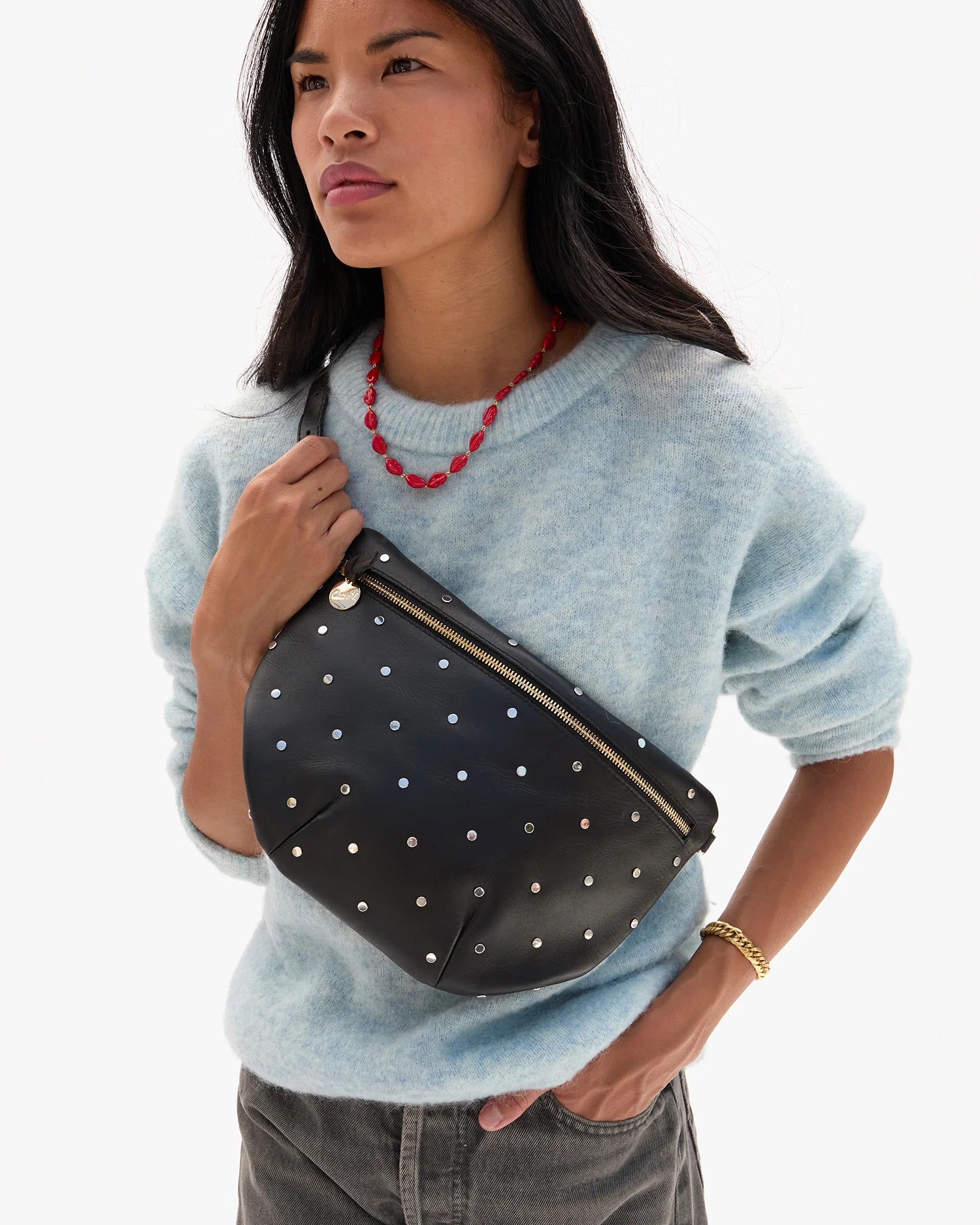 Grande Fanny in Black with Studs