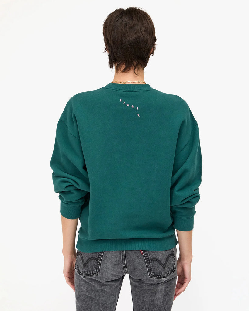 Oversized Sweatshirt in Deep Pine Ciao