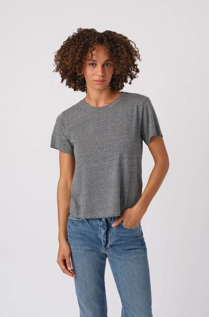 Classic Tee in Heather Grey