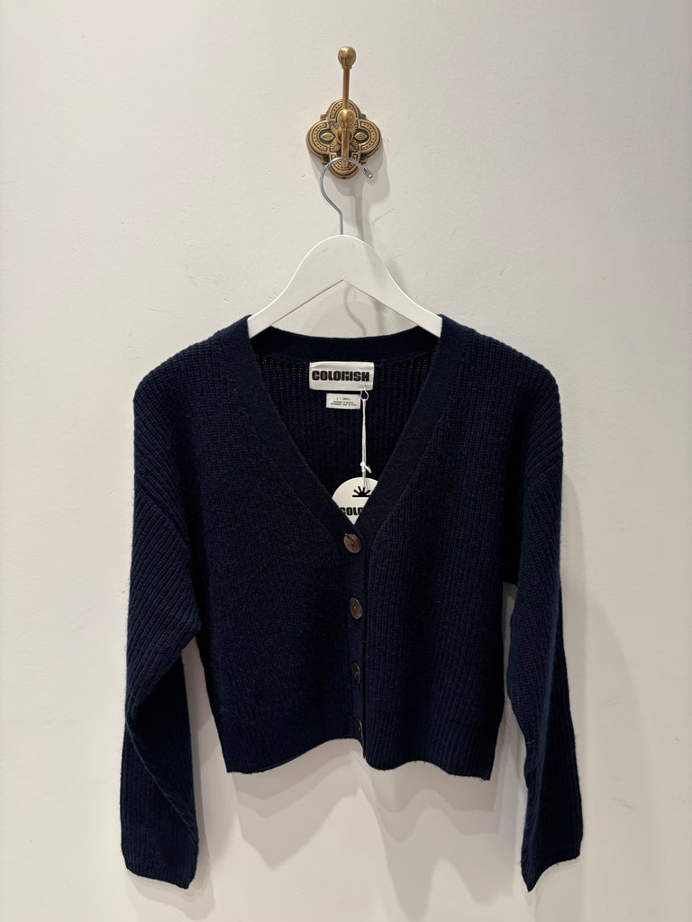 MC Hakuba Cardigan in Minuit