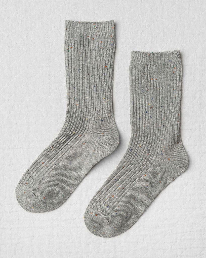 Confetti Socks in Ash Grey