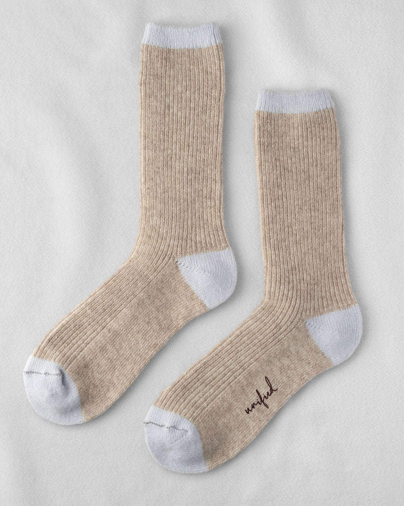 Cozy Socks in Biscotti