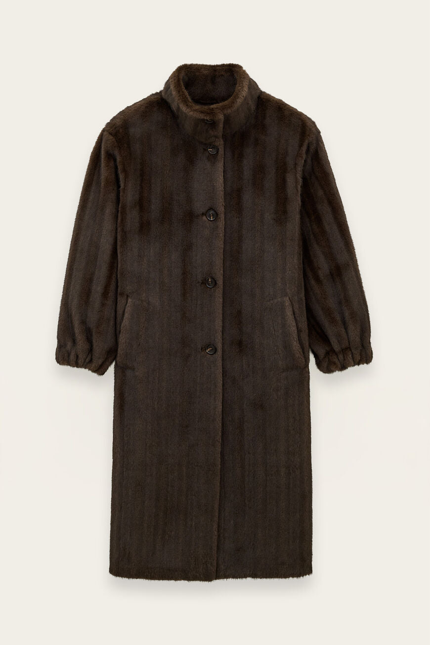 Damla Coat. Marron