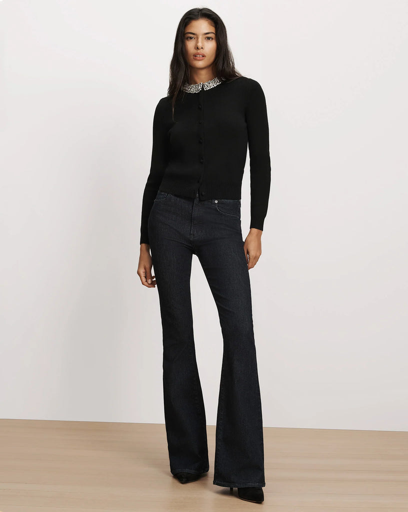 Daro Embellished Cardigan in Black