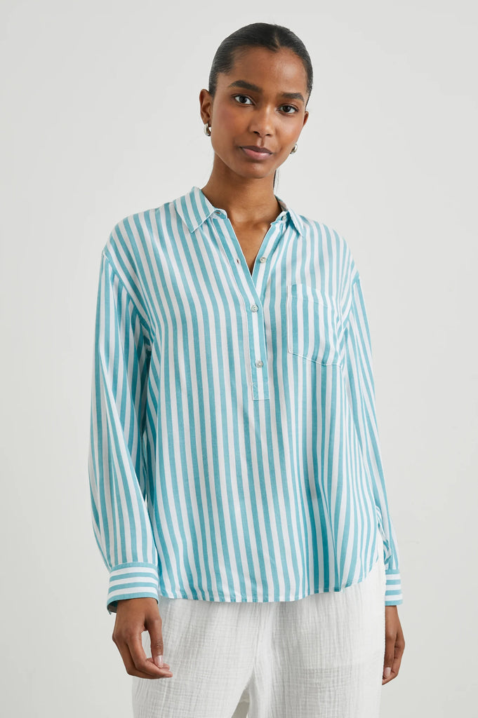 Elle Shirt in Saltan Stripe