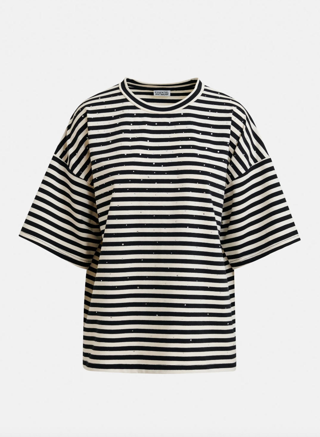 Joste Striped T-Shirt in Off-White