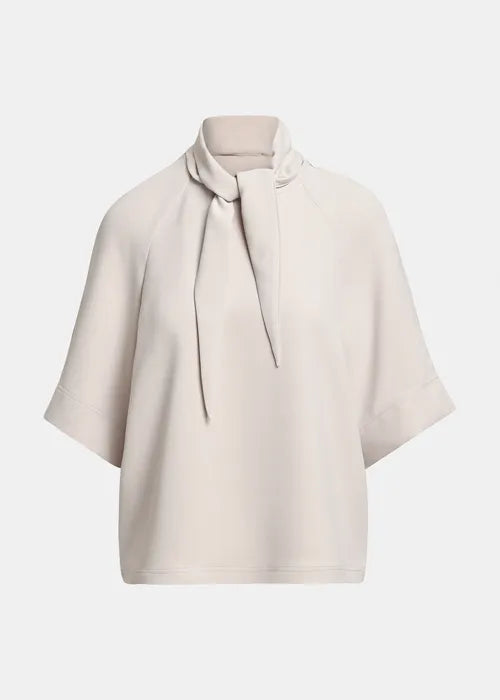 Kassie Neck Tie T-Shirt in Mushroom Mood