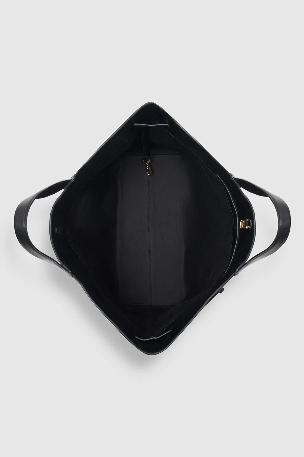 Elly Tote Small Grained Leather in Black
