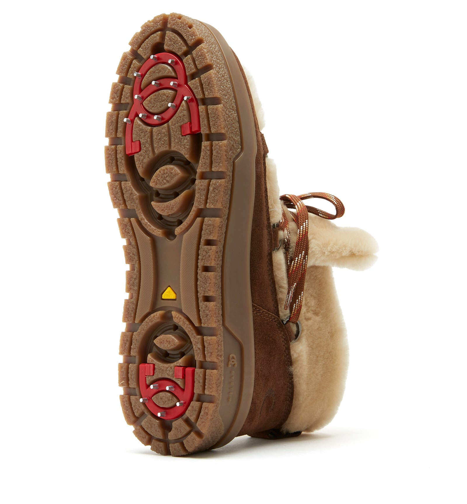 Epic Shearling-Lined Suede Bootie in Caramel