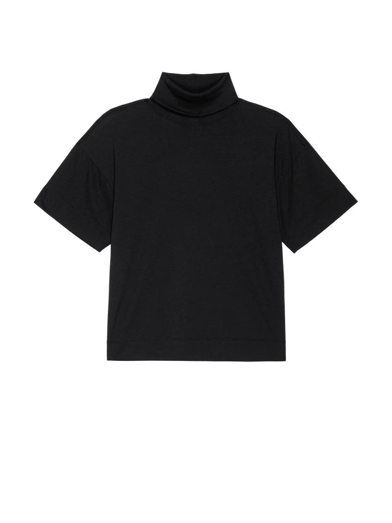 Fable Turtleneck in Jet Black