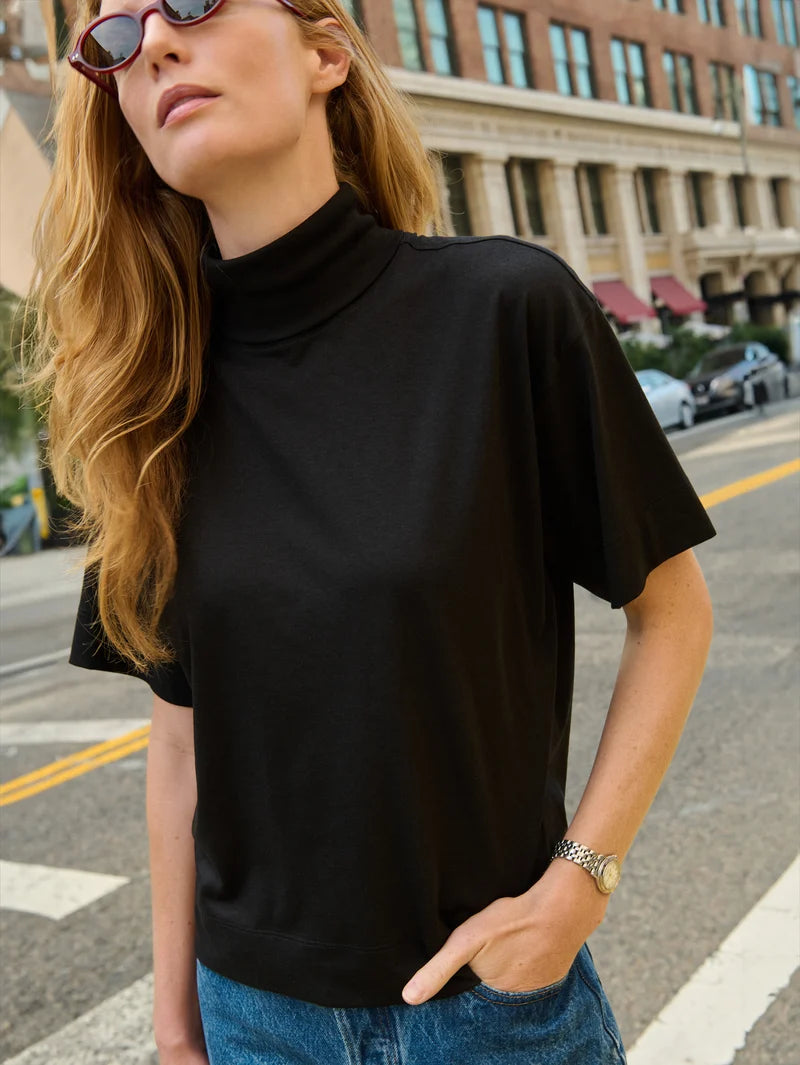 Fable Turtleneck in Jet Black