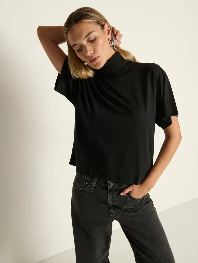 Fable Turtleneck in Jet Black