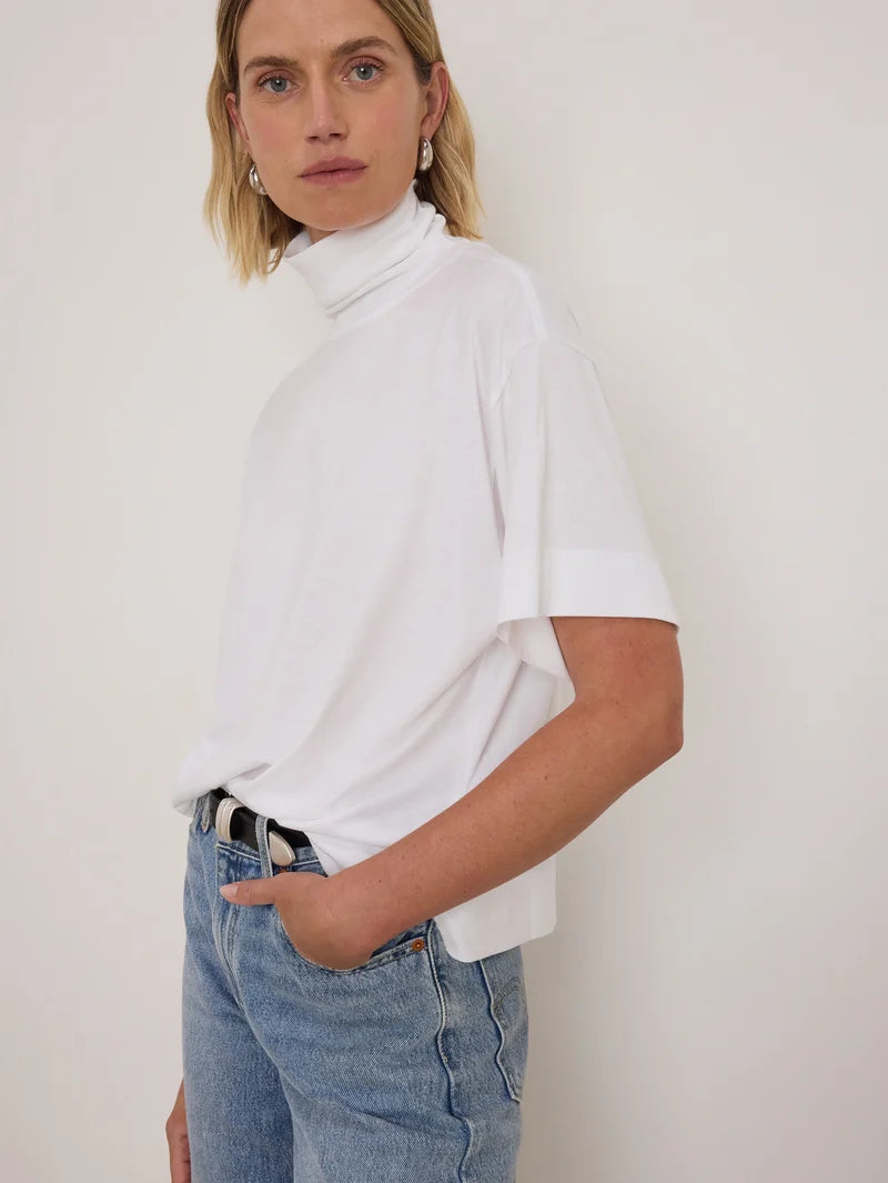 Fable Turtleneck in White