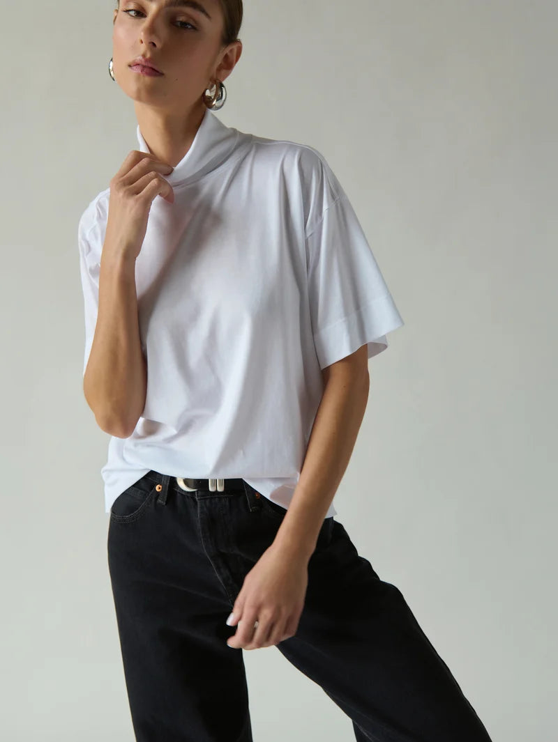 Fable Turtleneck in White
