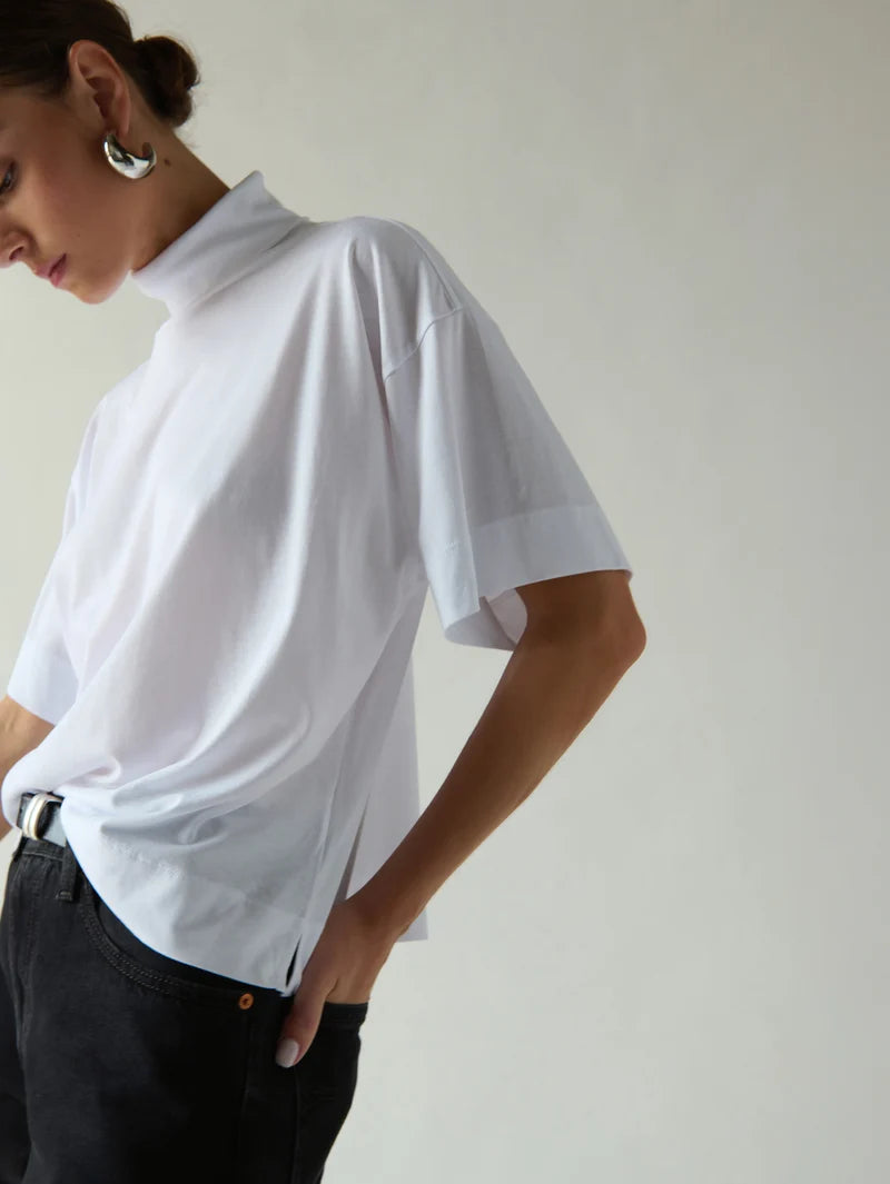 Fable Turtleneck in White