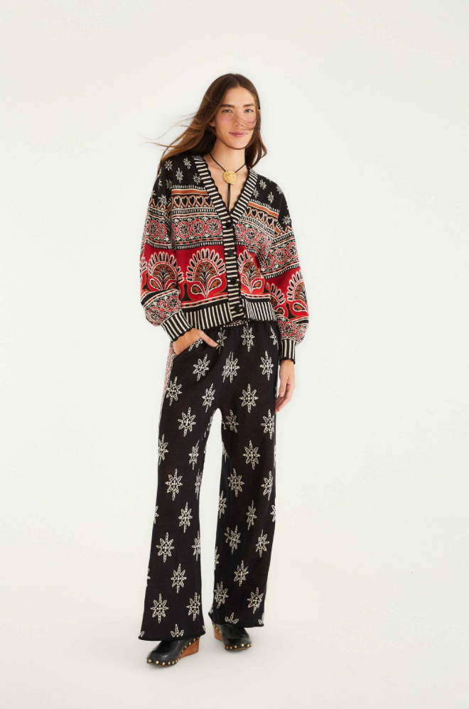 Ainika Love Coconut Groove Knit Cardigan